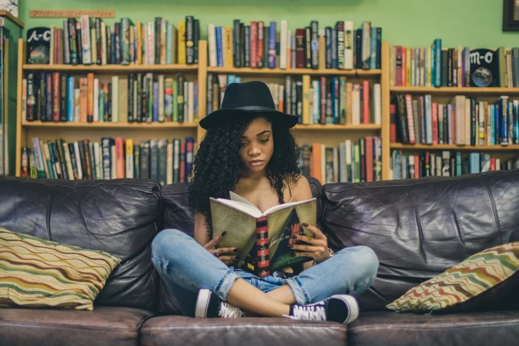 Teen reading