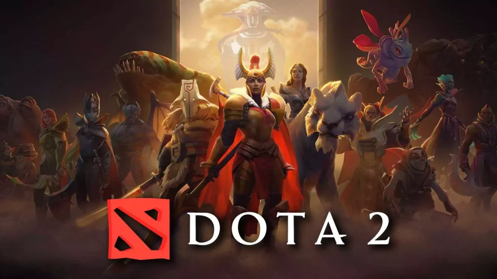 Animated characters from the game Dota 2