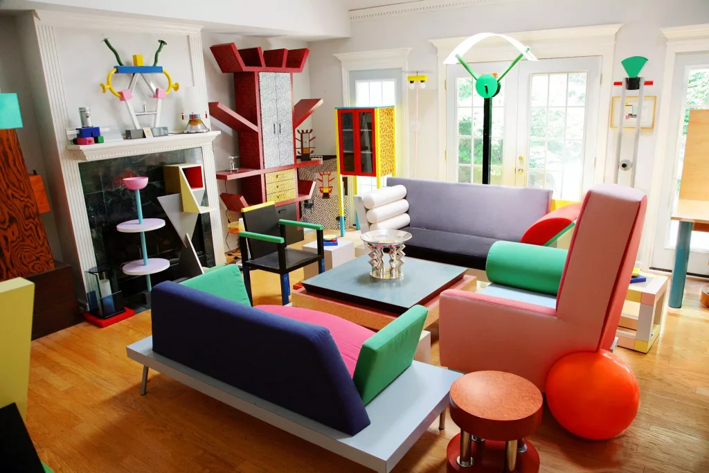 Colorful living room