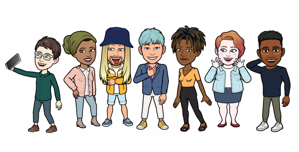 Bitmoji spring collection