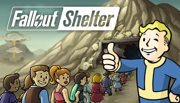 Animated characters from the game fallout shelter