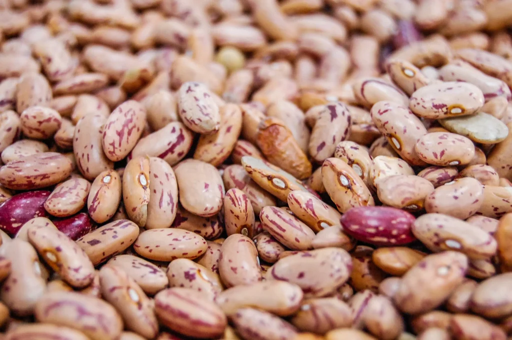 A bunch of kidney beans