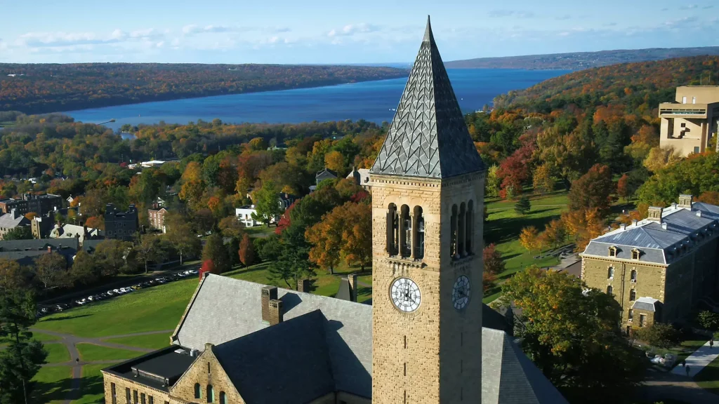 A church next to a sea