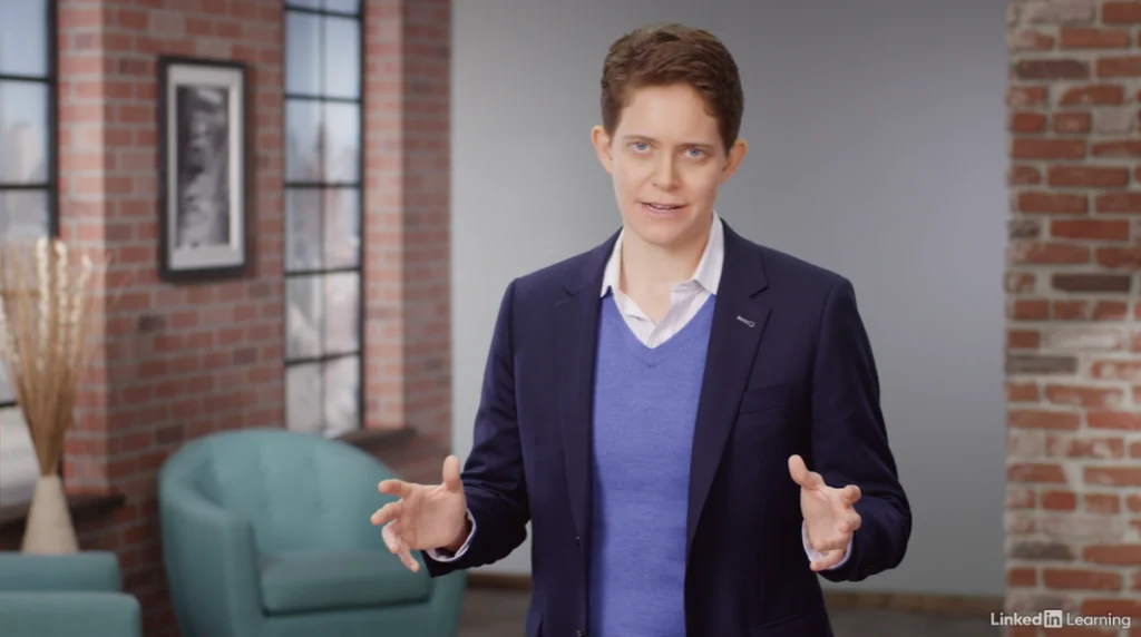 A man in a suit standing in a living room