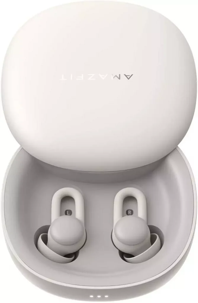 little white headphones in a little box