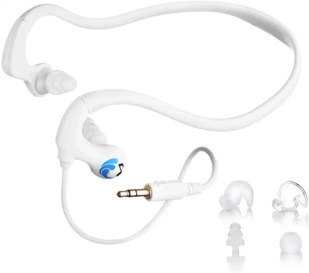 white color headphones