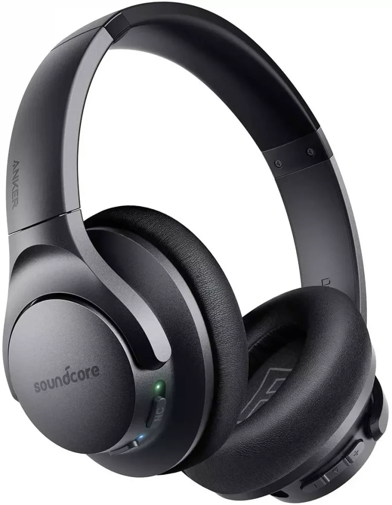 comfortable headphones with grey details