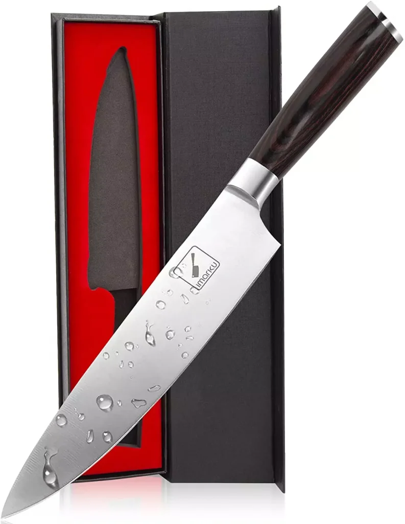 a kitchen knife for cooking