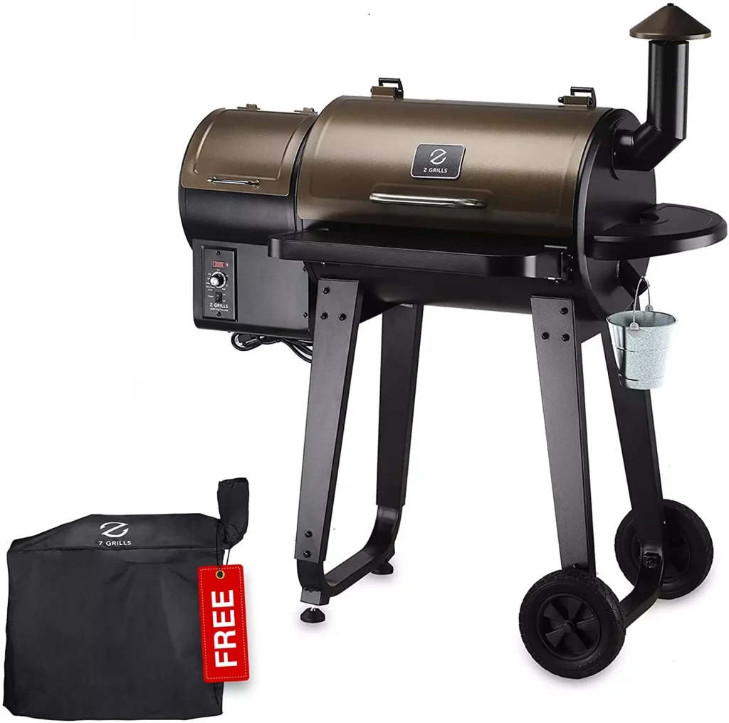 a grill for cooking next to a bag 