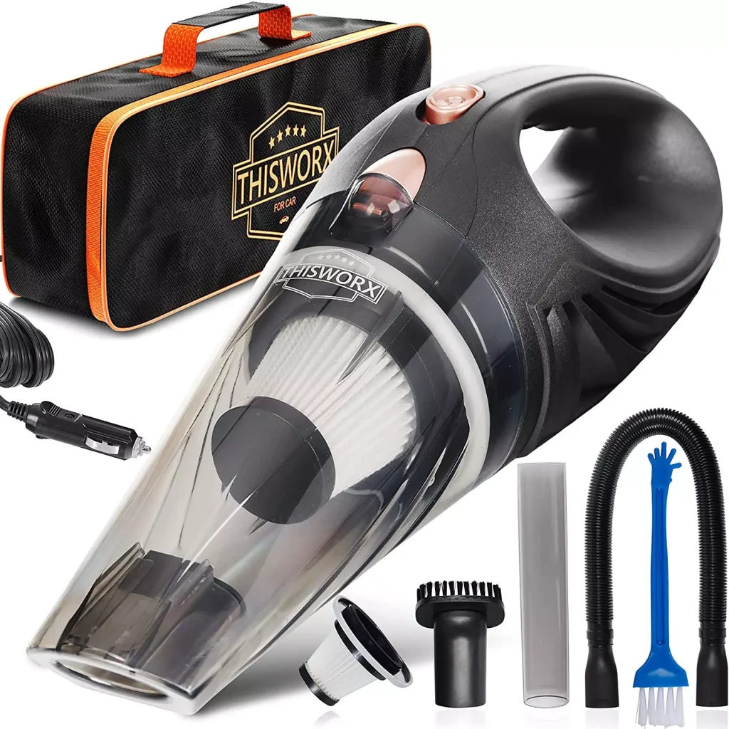 a portable vacuum cleaner