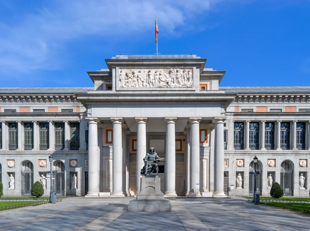 a white house building photographed in bright day light