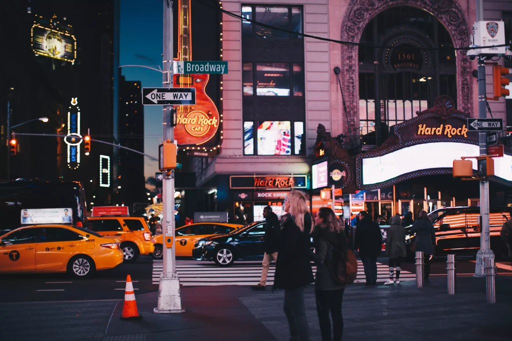 a street in a big city