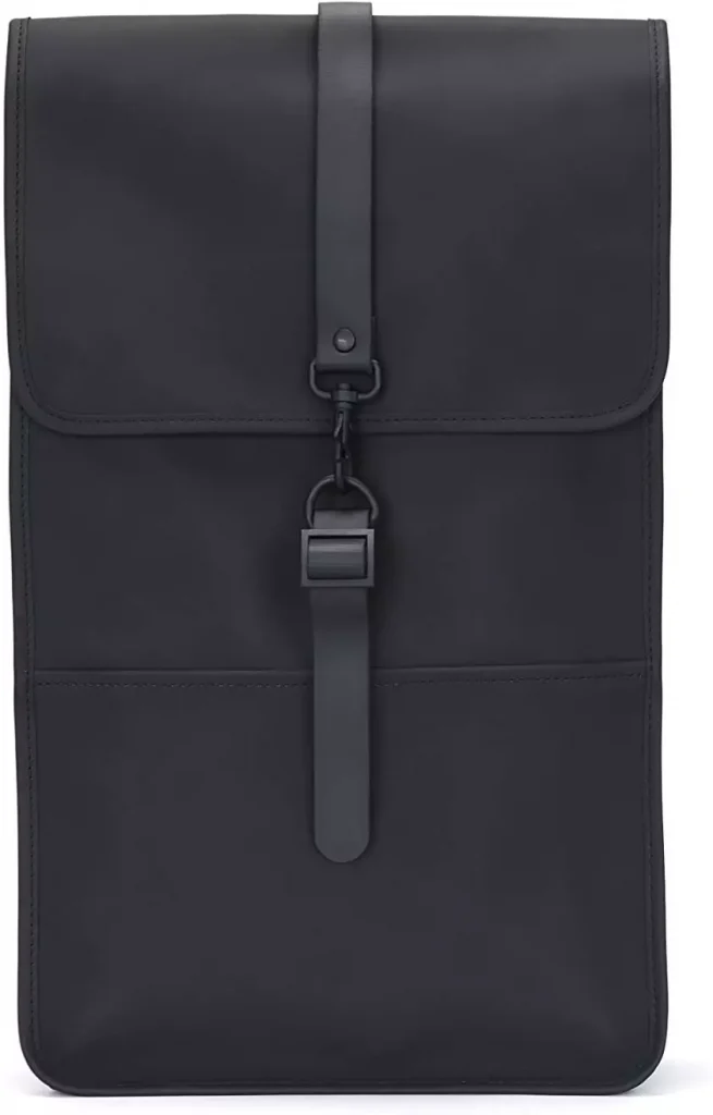 a black color backpack 