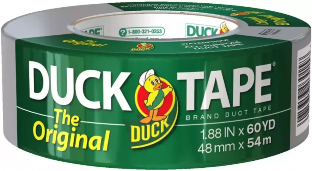 a green color duct tape