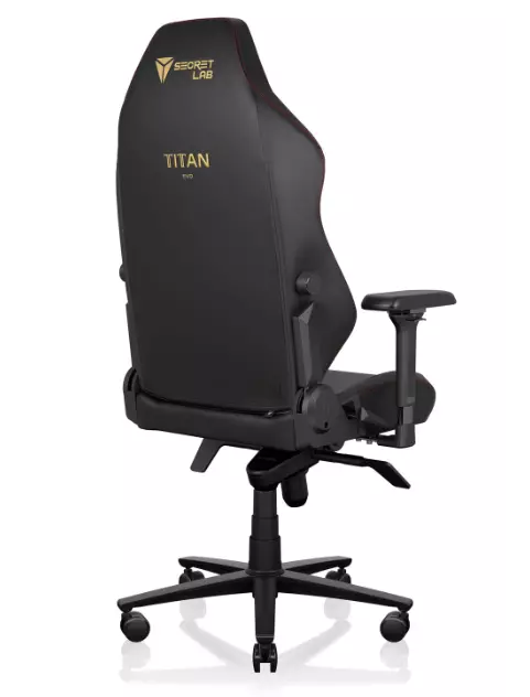 black and gold color office chair