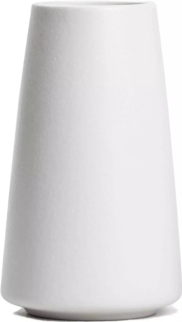 a white flower vase