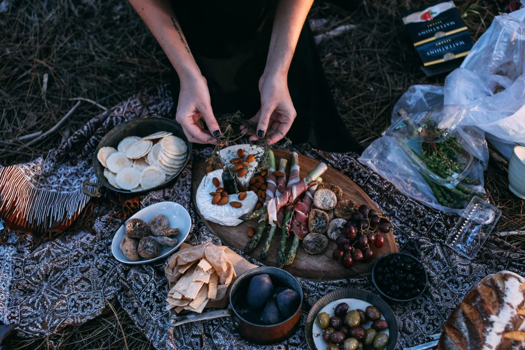 a girl eating food from a bowl