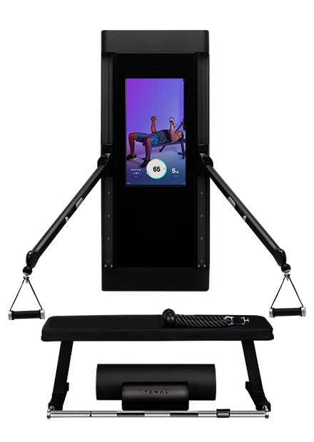 workout machine with a display