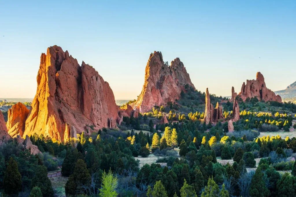 desert mountains with some trees