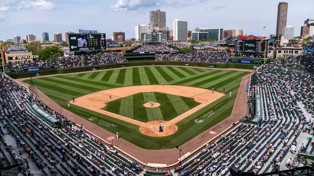 a baseball stadium