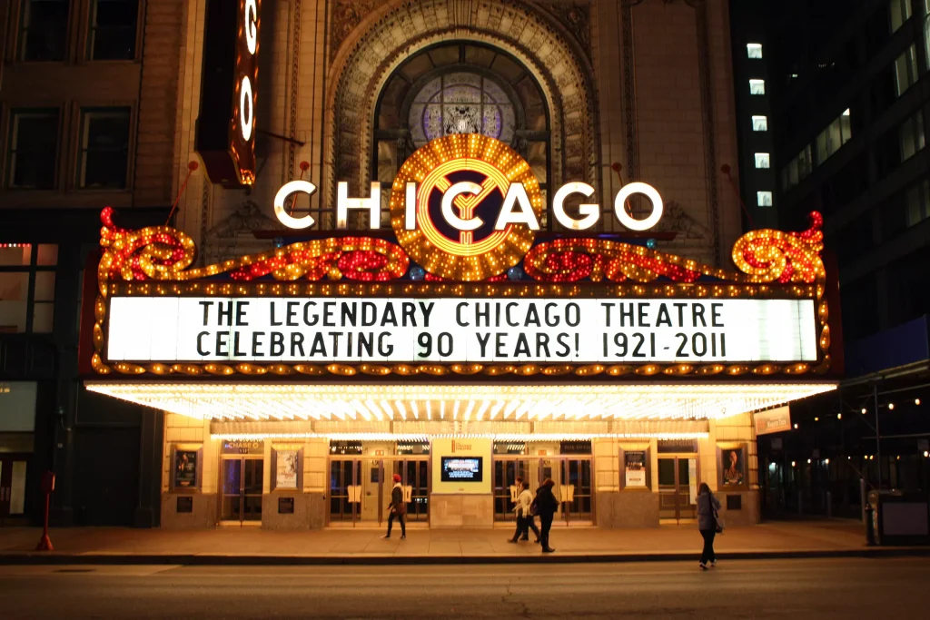 entrance to a theater