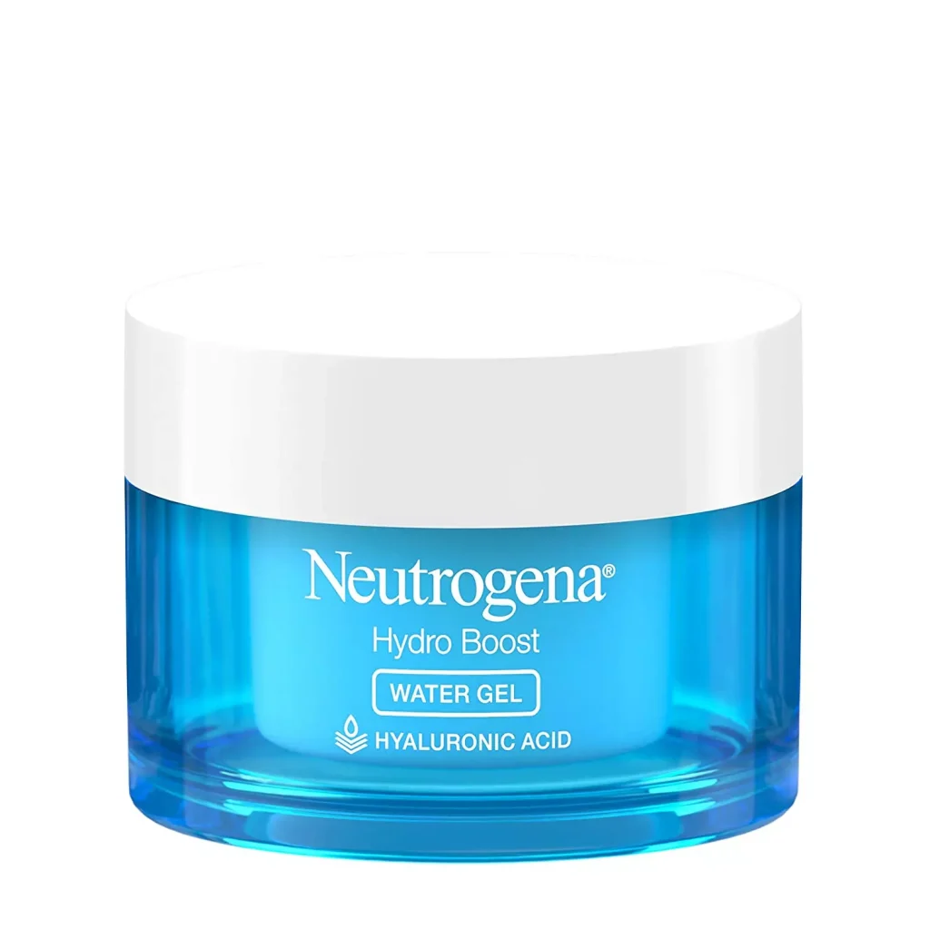 a blue color skin care product