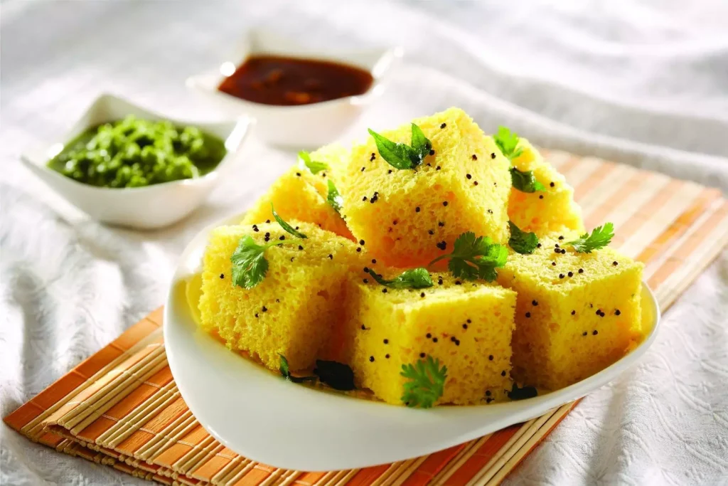 yellow annanas slices in a white bowl