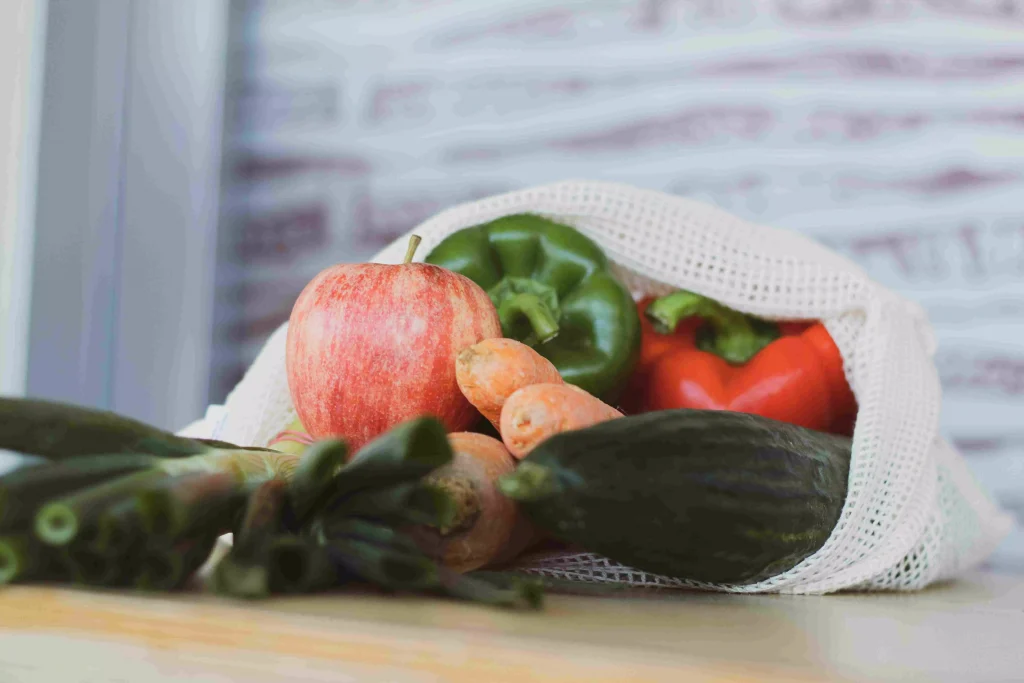 vegetables in a bag