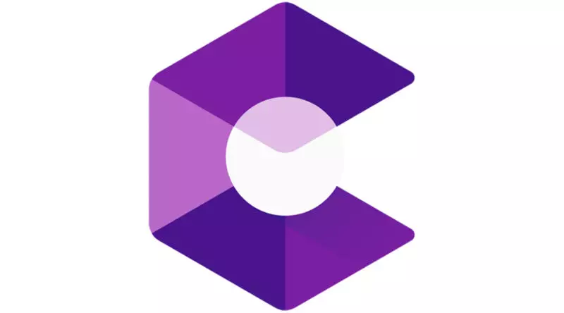 a purple color letter c